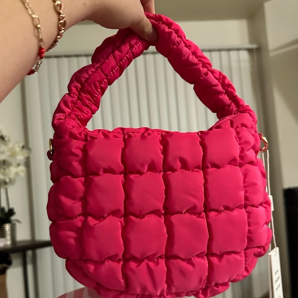 PUFFER STYLISH KOREAN HANDBAG PINKCORE TRENDY - Picture 6 of 6